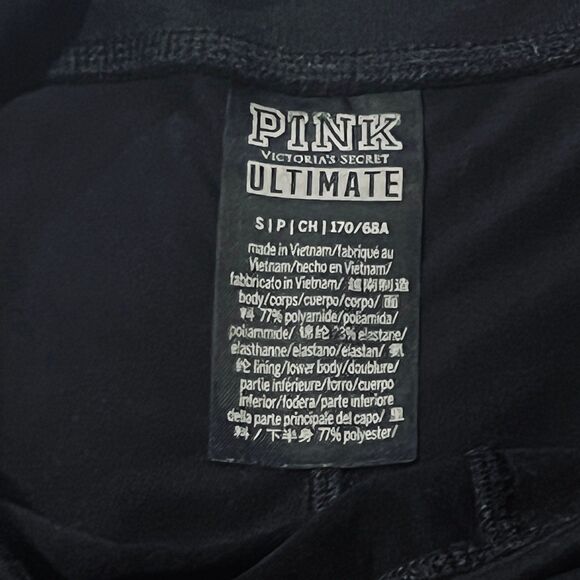Victoria's Secret Pink activewear athletic gym mesh workout yoga Leggings  Small - Picture 6 of 8